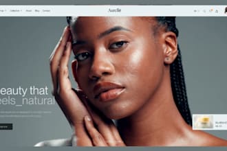 design skincare shopify store skincare website cosmetic website beauty website