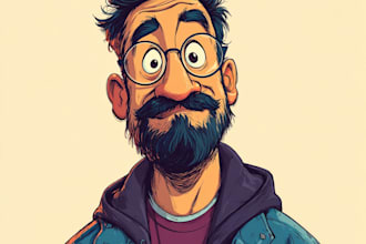 create comics and cartoon illustrations for you