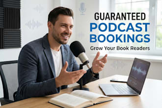 grow your book readers with podcast guaranteed  bookings