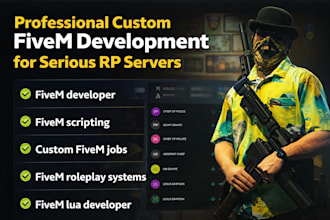create custom fivem jobs, systems, roleplay mechanics