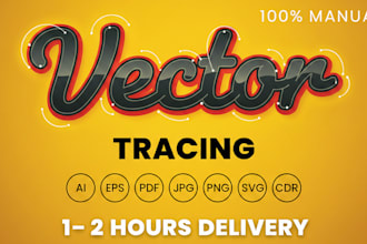 do vector tracing or convert to vector quickly