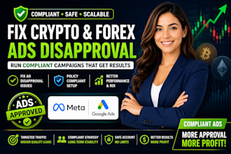 fix crypto forex ads disapproval and run compliant campaign on google ads policy