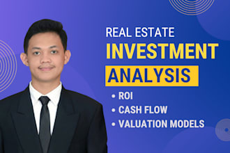 create a real estate investment analysis and cash flow model