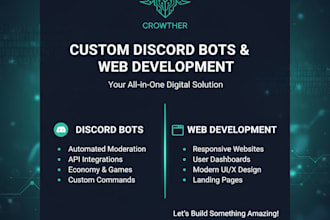develop a custom discord bot