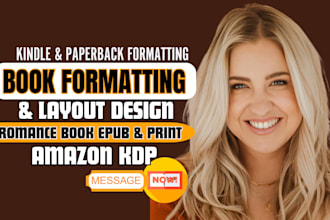 book formatting, romance book amazon kdp kindle formatting, paperback formatting