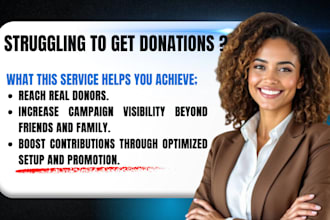 do non profit charity crowdfunding promotion gofundme campaign
