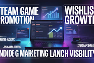 steam game promotion wishlist growth indie game launch marketing PC dev