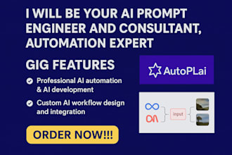 be your ai prompt engineer and consultant, automation expert