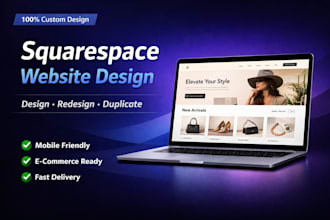 design, redesign, duplicate squarespace website squarespace speed optimization