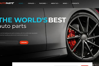auto part shopify store automotive website car part store automobile website