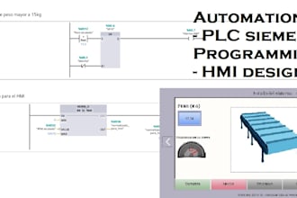 do plc programming and hmi design
