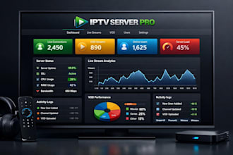 build a full iptv server with xui one, xtream ui, flussonic, ministra with ssl