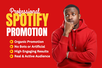 do organic spotify, apple music, country music promotion to USA audience