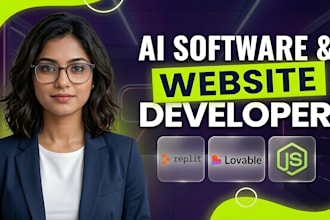 develop ai website, ai chatbot, ai saas app for business