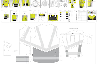 make a perfect factory ready tech packs with every detail for a sample