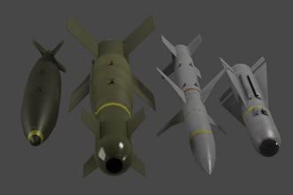 create stylized 3d objects and gameready assets