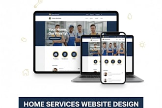 design a plumbing or handyman website for your business