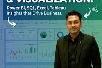 build interactive power bi dashboard and data visualization