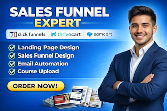 clickfunnels, sales funnel, samcart, thrivecart, landing page, leadpages