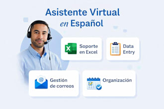 seré tu asistente virtual en español para tareas administrativas