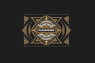 create attractive and imagination art deco logo design