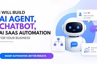 build ai agent, chatbot, ai saas automation for your business