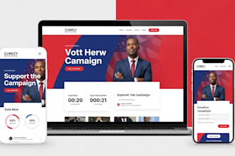 do political campaign website donation election electoral website on wordpress