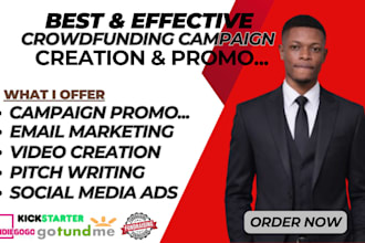 promote your gofundme or indiegogo campaign raise funds