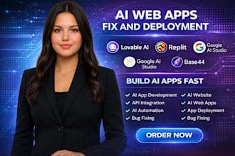 build fix deploy lovable ai replit ai base44 rocket new google ai studio rork ai