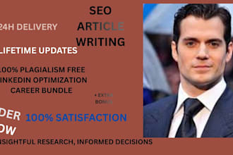 write SEO blog posts, articles and saas content that ranks on google