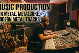 be your music producer for your metal song