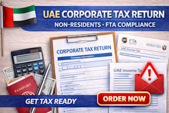 prepare uae corporate tax return for non residents with full fta compliance