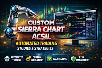 develop custom sierra chart acsil automated trading studies and strategies