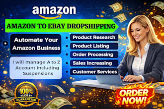 do amazon to ebay dropshipping product research listing seo ebay store setup