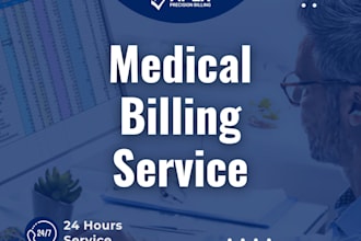 do complete medical billing, coding, rcm, denials management, ar follow up