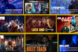 design a professional film investor pitch deck to attract funding