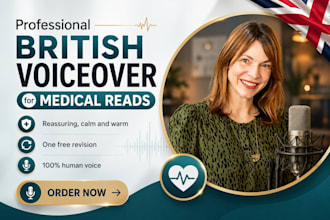 record a professional medical voice over