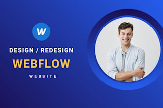 design a webflow website, webflow landing page, figma to webflow conversion