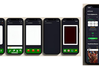 design modern user friendly UI UX for and mobile apps