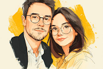 draw disney portrait cartoon character, illustration art
