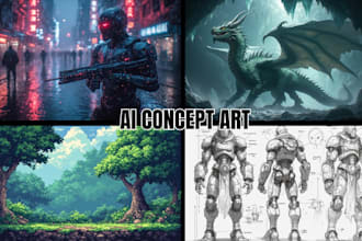 create professional ai concept art for your video games