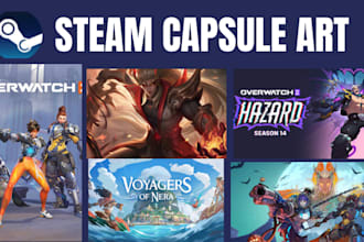 steam capsule art, game banner, steam capsule banner game cover key store banner