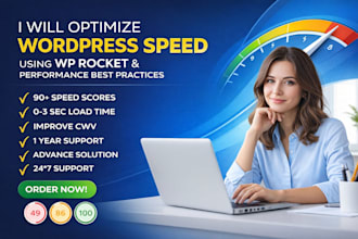optimize wordpress speed using wp rocket