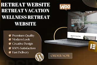 design retreat website retreat vacation wellness retreat website using wordpress