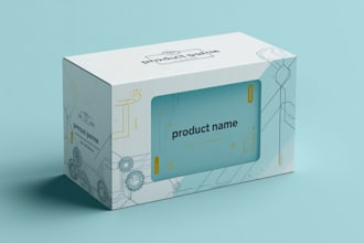 design product packaging box and amazon packaging