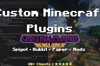 create or fix minecraft mod, plugins, datapack, resourcepack, custom mobs