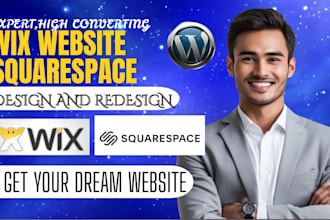 build squarespace website, or develop squarespace website