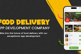 develop food delivery app, restaurant website, online booking app delivery app