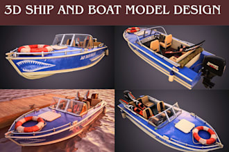 create 3d ship 3d boat naval architecture and offshore marine engineering model