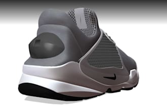 do 3d shoe design, 3d shoe modeling for 3d shoe printing, 3d shoe animation